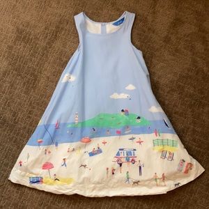 Joules Girls Summer Beach Theme Dress